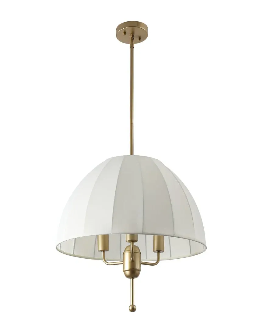 Silvie 3 Light 20in Ceiling Light - Cream, Fabric image