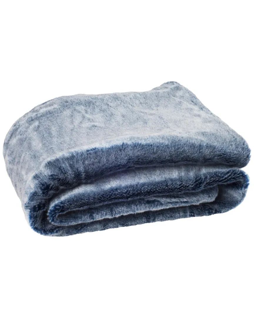 Skyler Plush Throw - Blue, Acrylic image