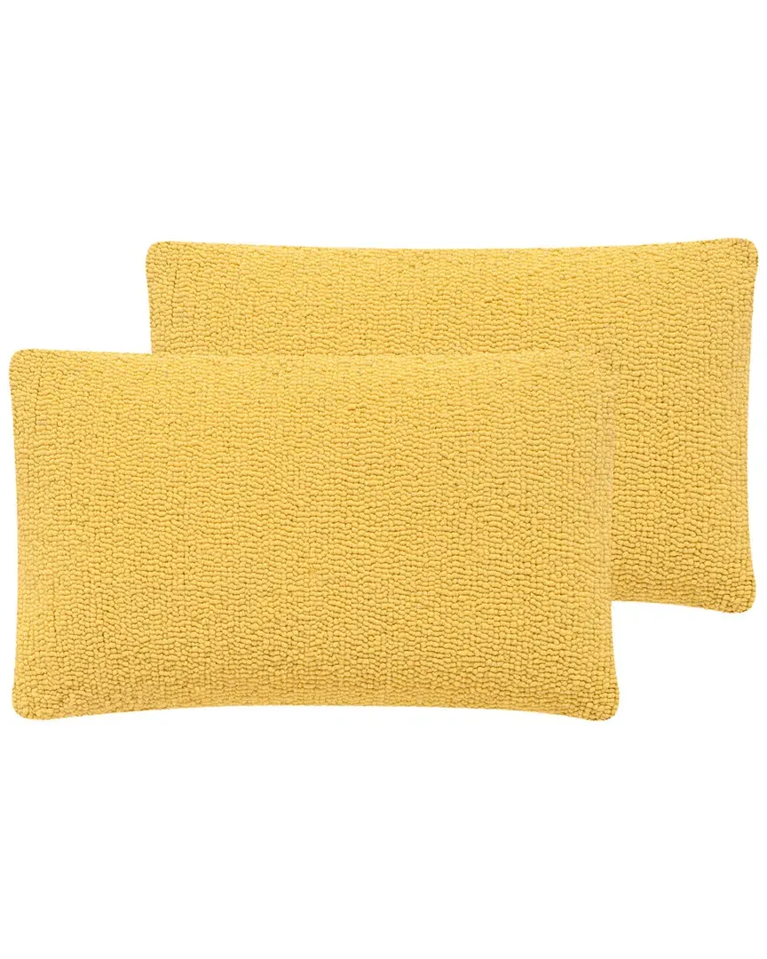 Soleil Set of 2 Pillows - Sunshine Yellow, Polypropylene image