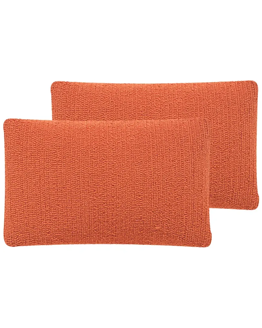 Soleil Set of 2 Pillows - Tropical Orange, Polypropylene