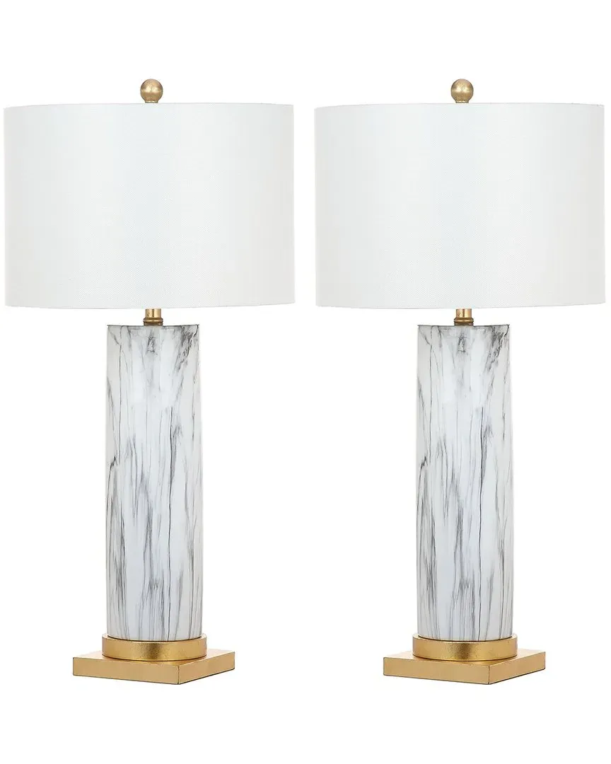 Sonia 31.25in Table Lamp - Gold, Marble