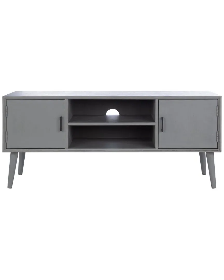 Sorrel 2-Door Media Stand - Grey, Pine image