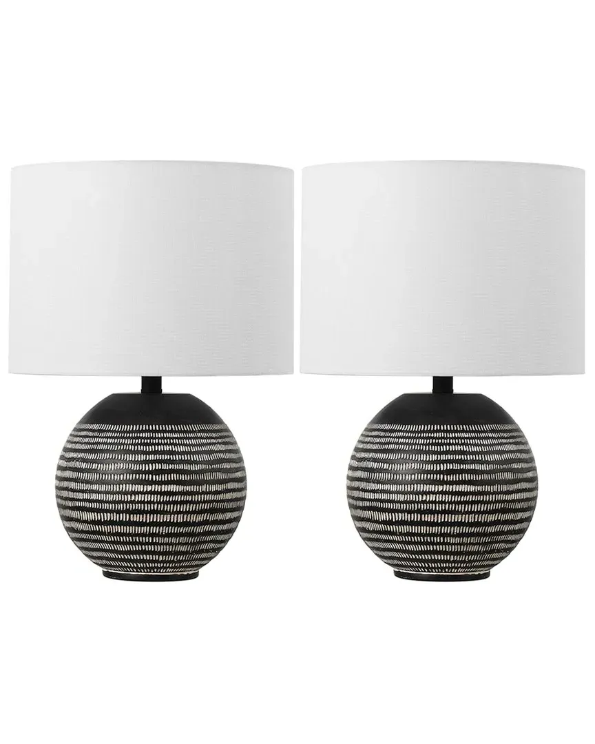 Soto Table Lamp Set of 2 - Black, Resin image