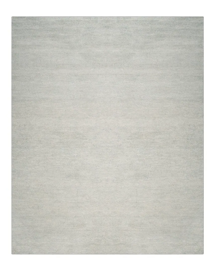 Stone Wash Hand-Knotted Rug - Light Blue, Viscose