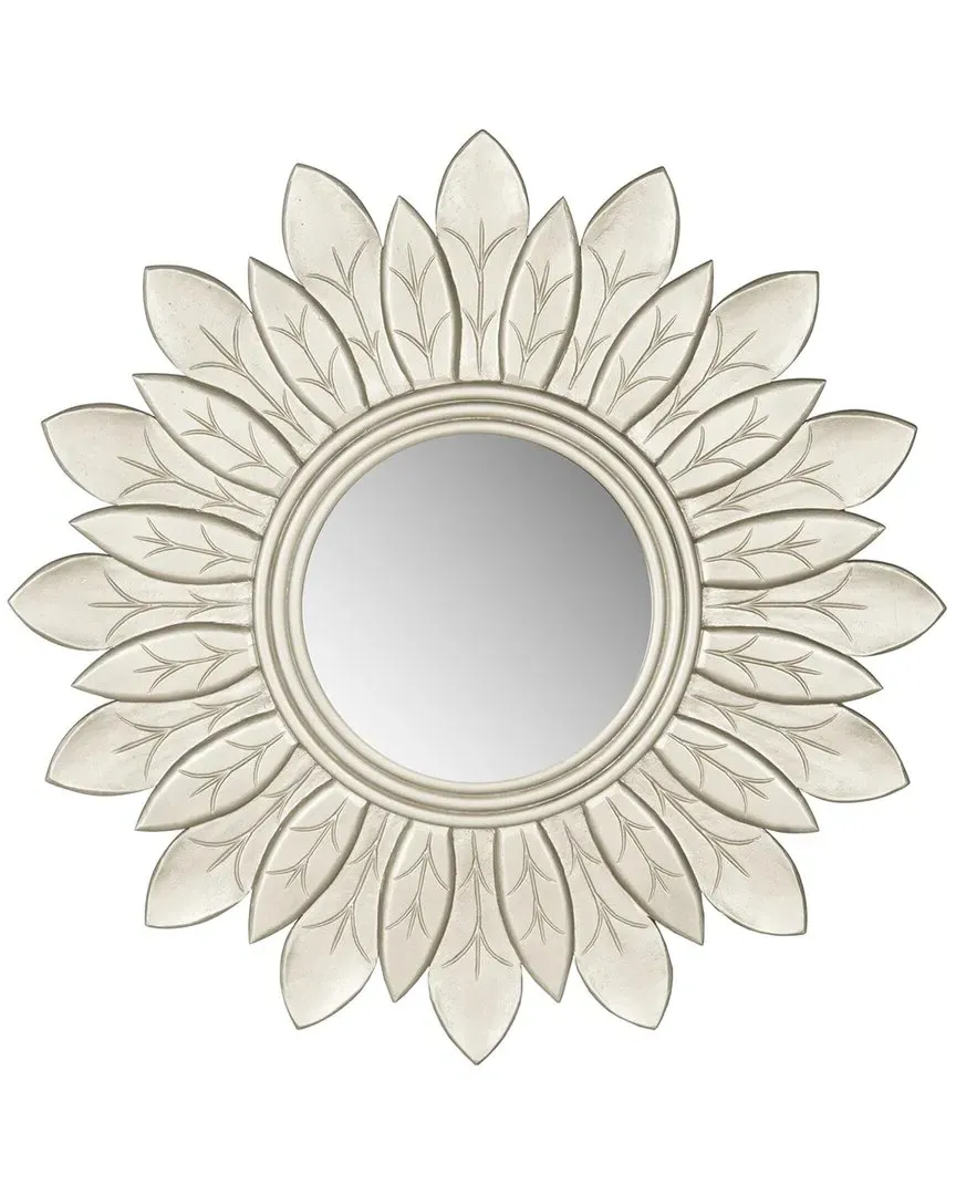 Sun King Round Mirror - Pewter, MDF