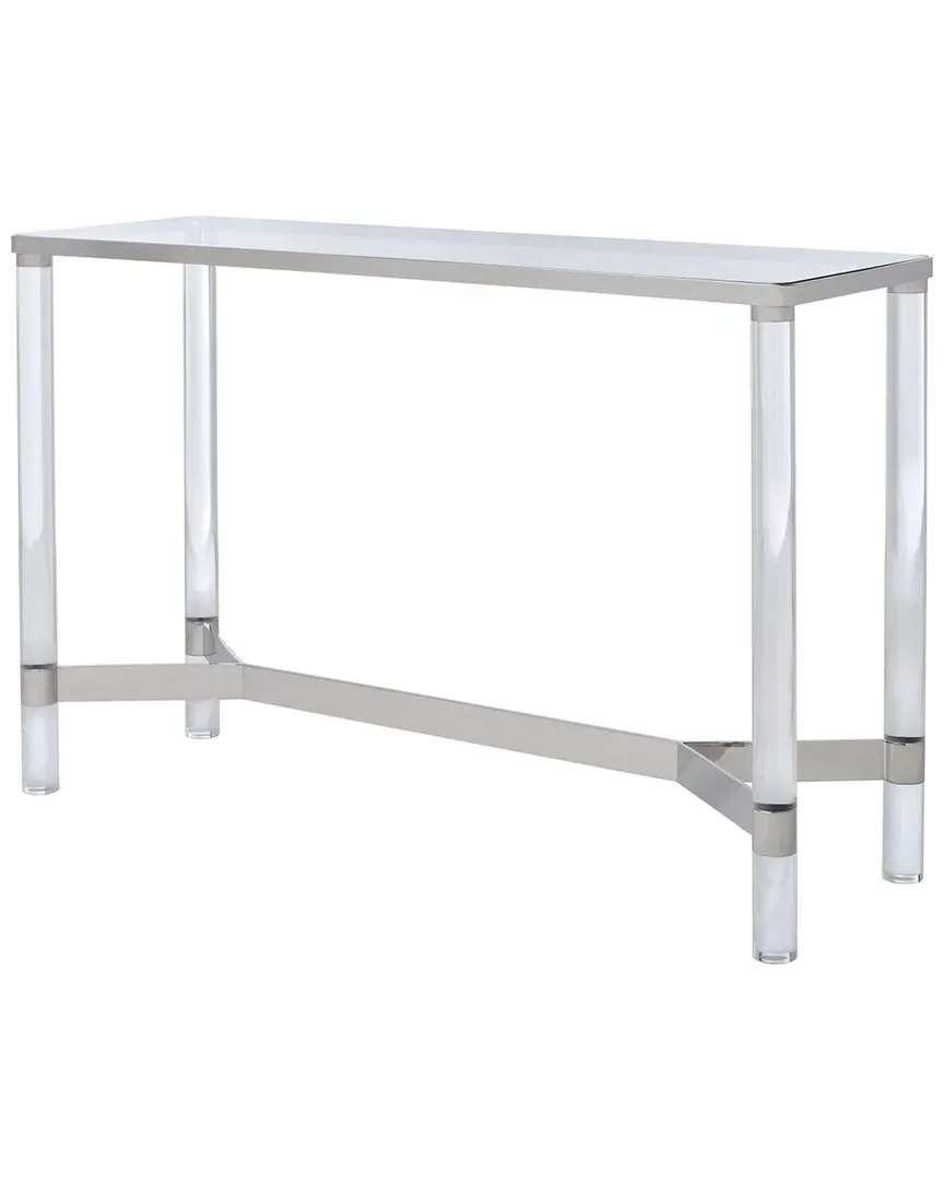 Suzanna Acrylic Console Table - Silver image
