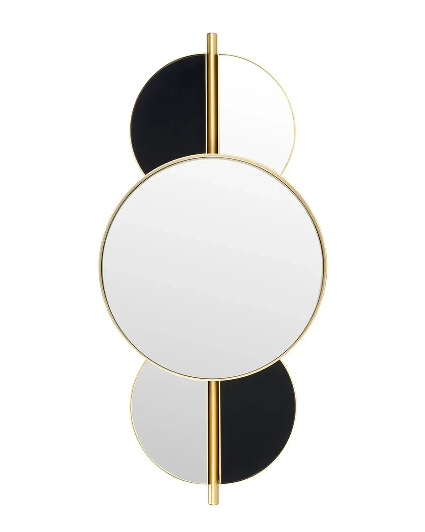 Syrus Wall Mirror - Gold, Iron