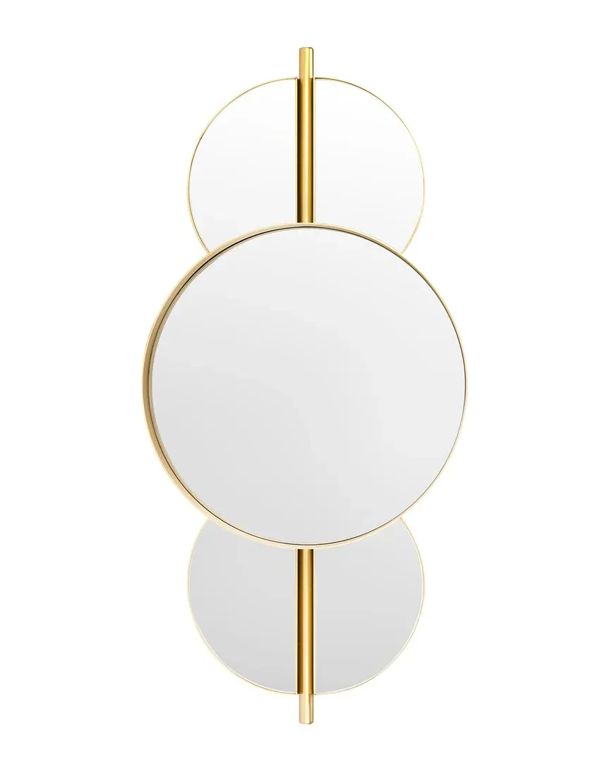 Syrus Wall Mirror - Gold, Iron image