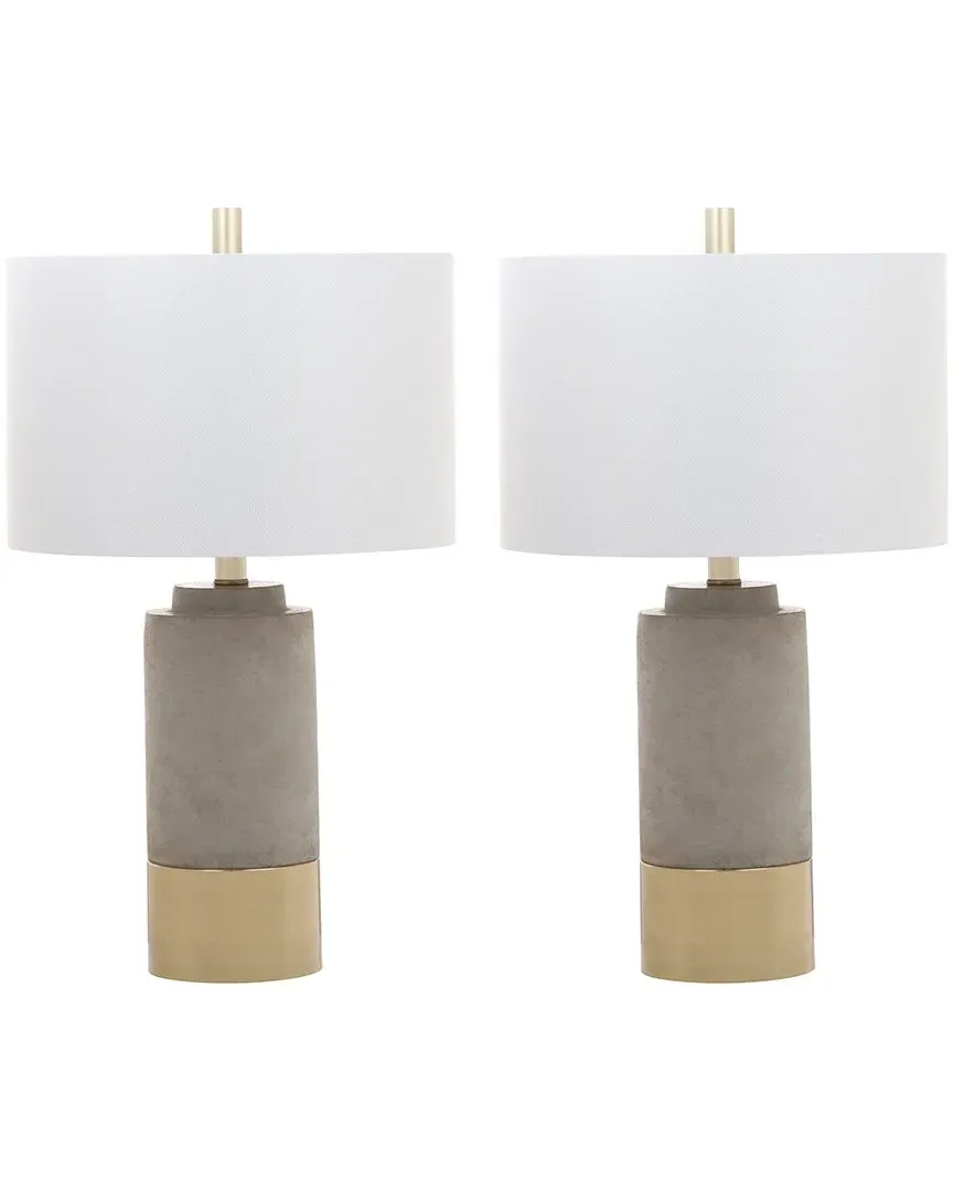 Table Lamp - Grey, Concrete image