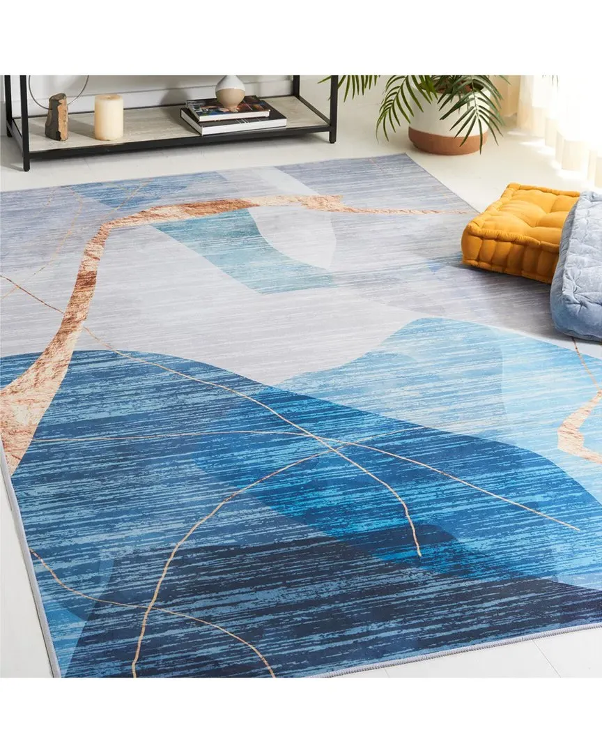 Tacoma Area Rug - Blue, Polyester image