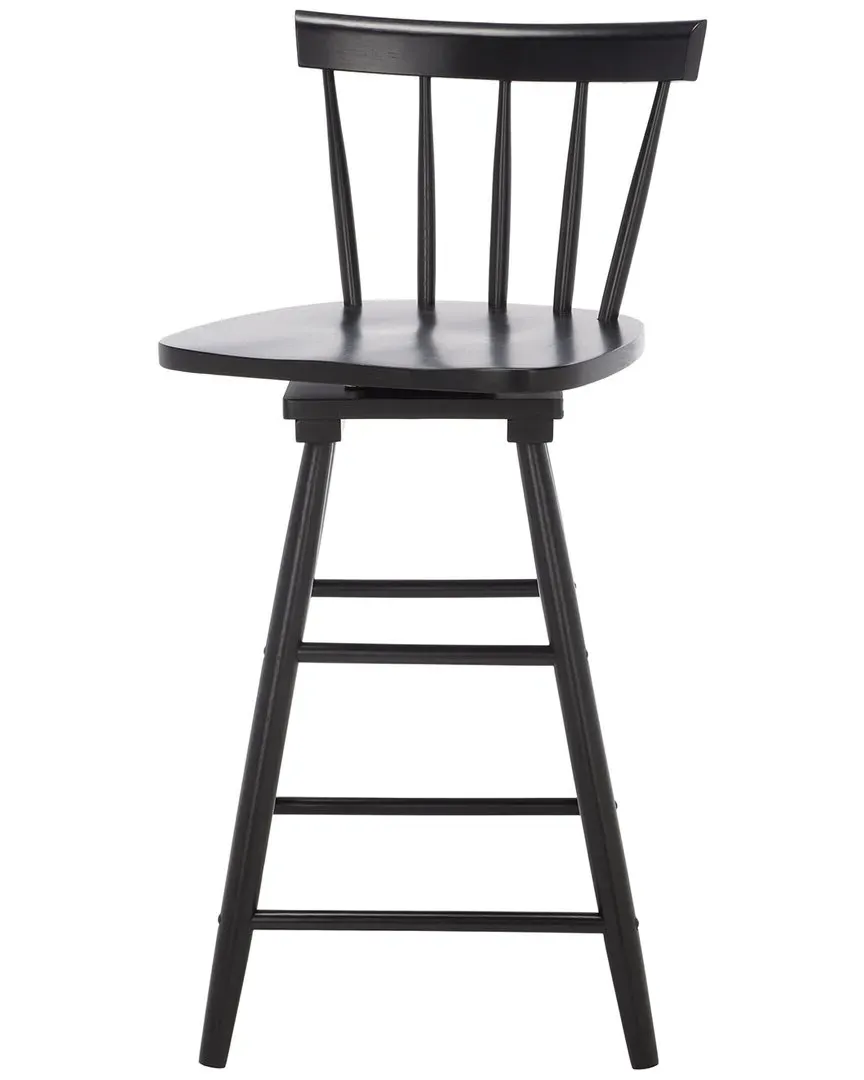 Tage Swivel Counter Stool - Black, Wood