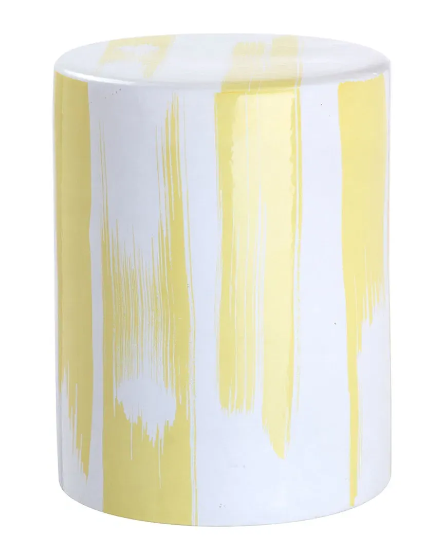 Talon Garden Stool - Yellow, Ceramic