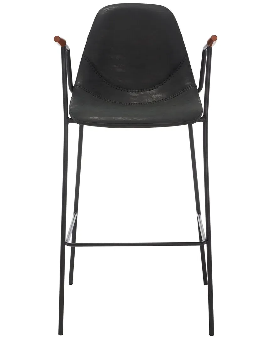 Tanner Barstool - Black, Walnut