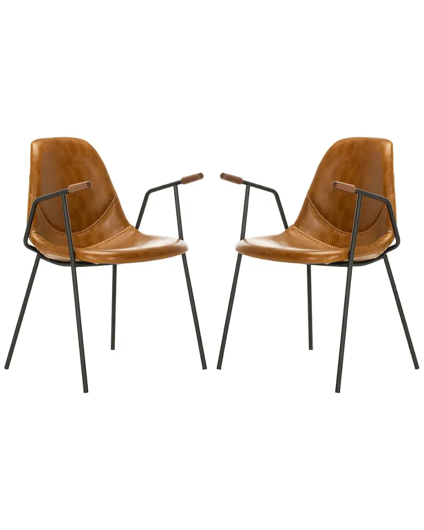 Tanner Set of 2 Dining Chairs - Cognac