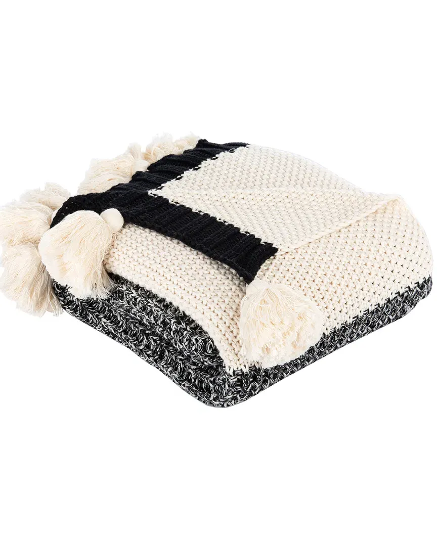 Tensley Throw - Black, Cotton image