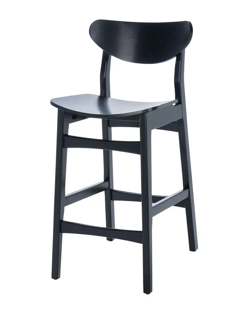 Thaxton Counter Stool - Black, Rubber Wood