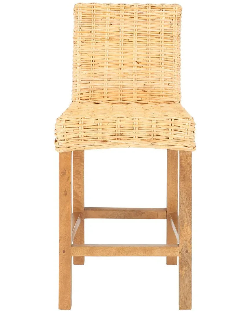 Tobie Rattan Counter Stool - Natural image