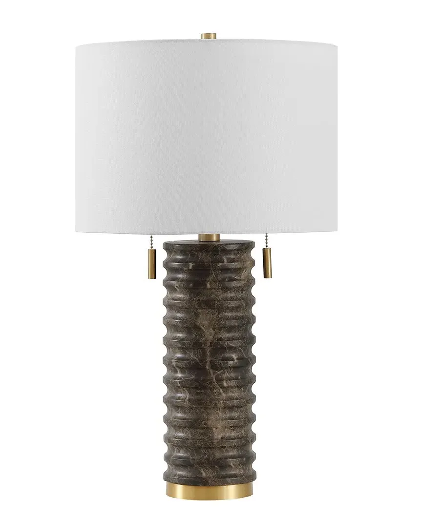Tova 26in Table Lamp - Dark Grey, Resin image
