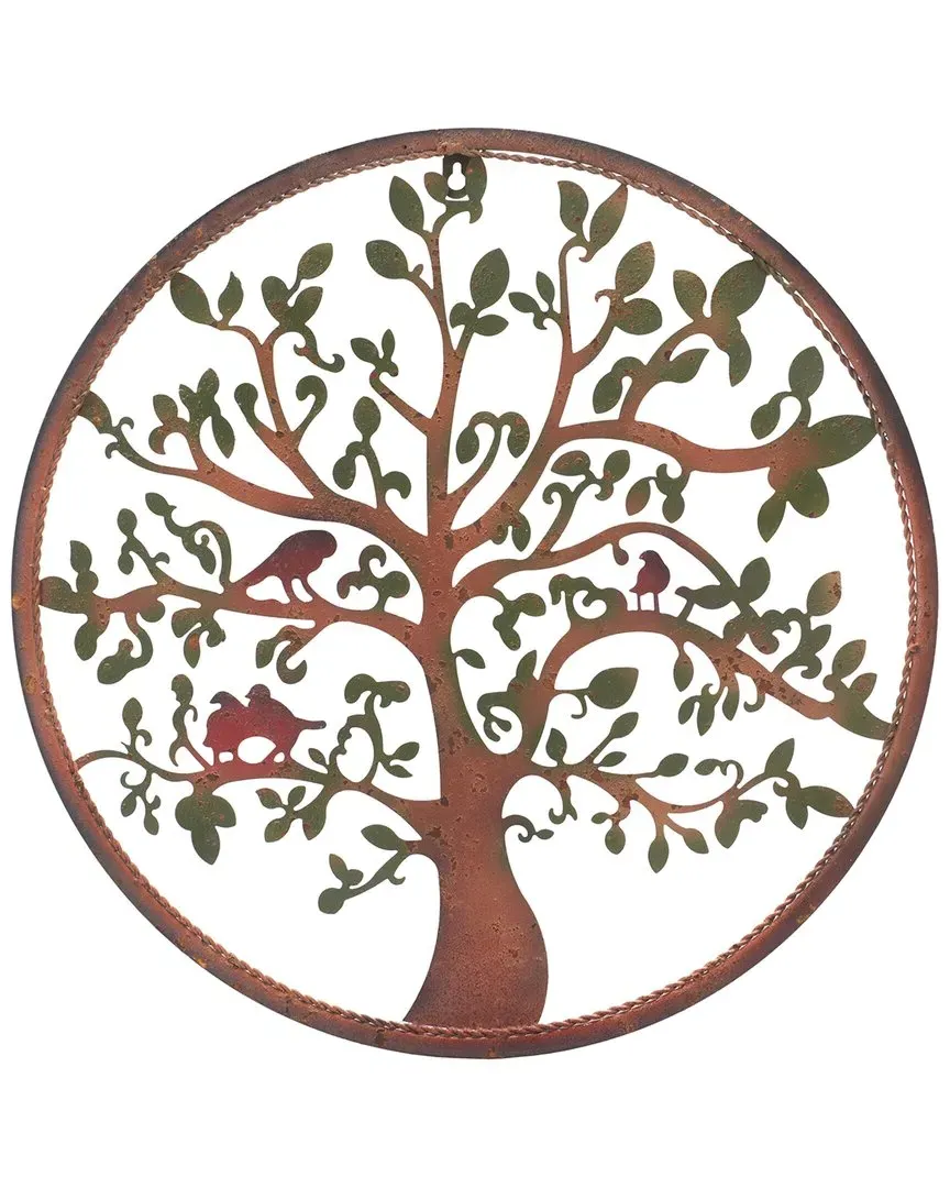 Tree of Life Wall Art - Red, Iron