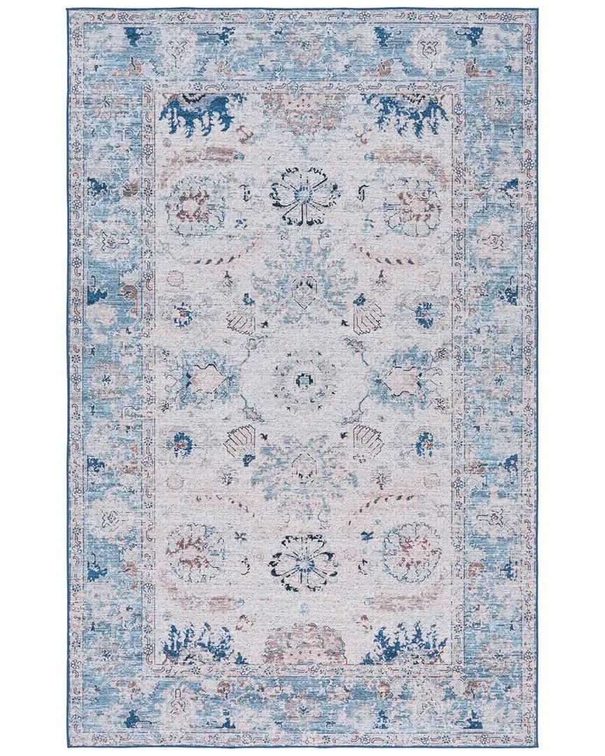 Tucson Area Rug - Blue, Polyester