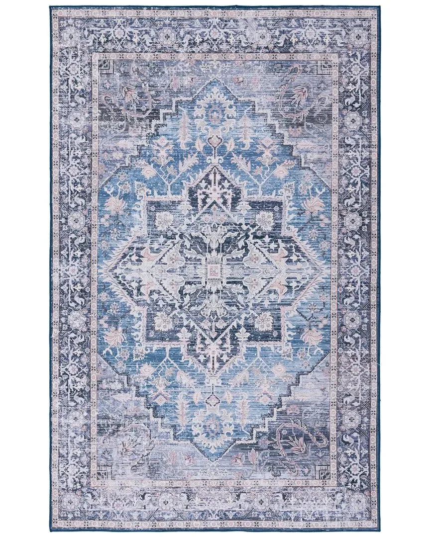 Tucson Area Rug - Blue, Polyester