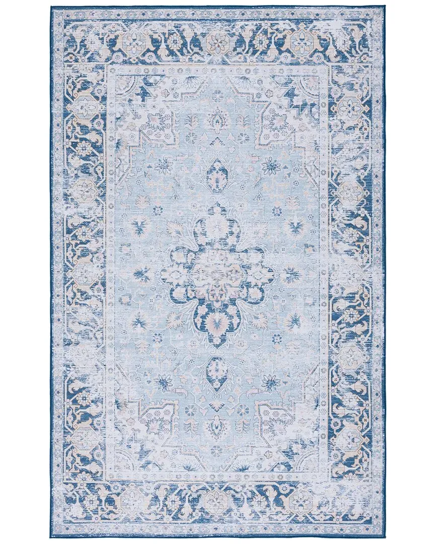 Tucson Area Rug - Blue, Polyester