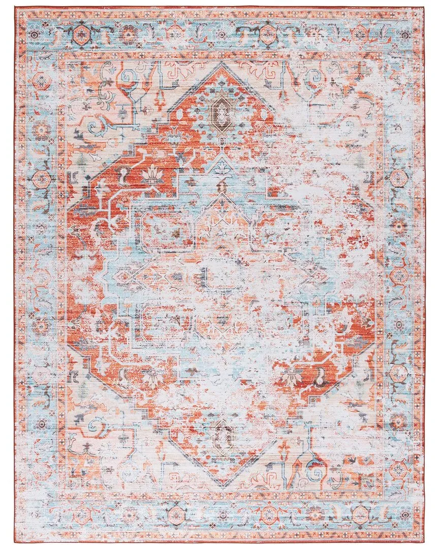 Tucson Polyester Pile Rug - Blue