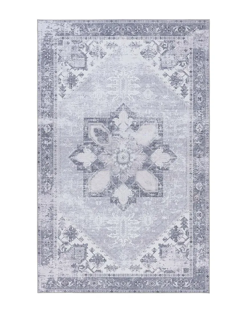 Tucson Polyester Pile Rug - Light Grey