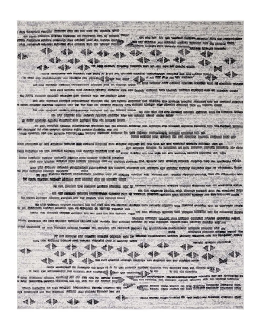 Tulum Area Rug - Black, Jute