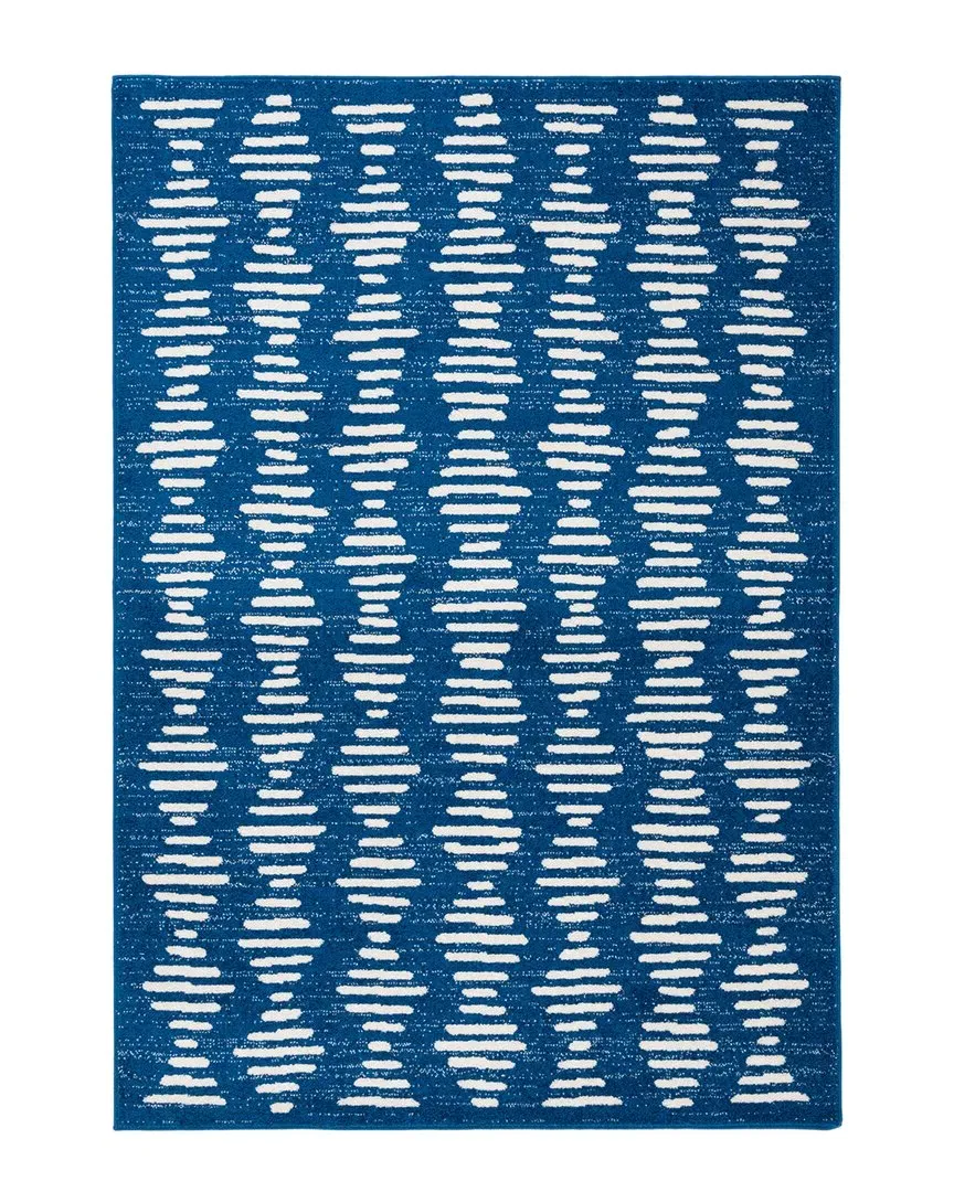 Tulum Area Rug - Navy, Jute