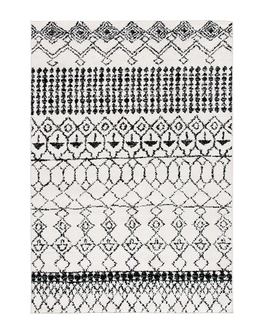 Tulum Rug - Ivory/Black, Polypropylene