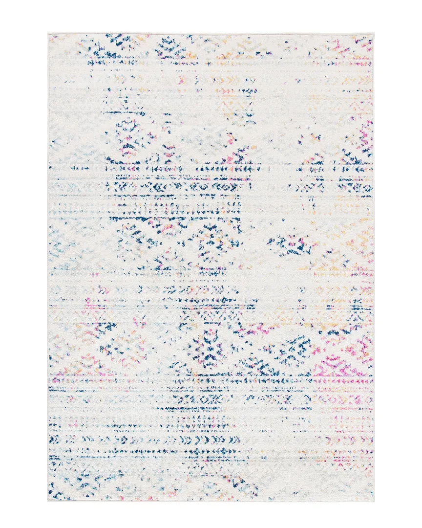 Tulum Rug - Ivory/Blue, Polypropylene