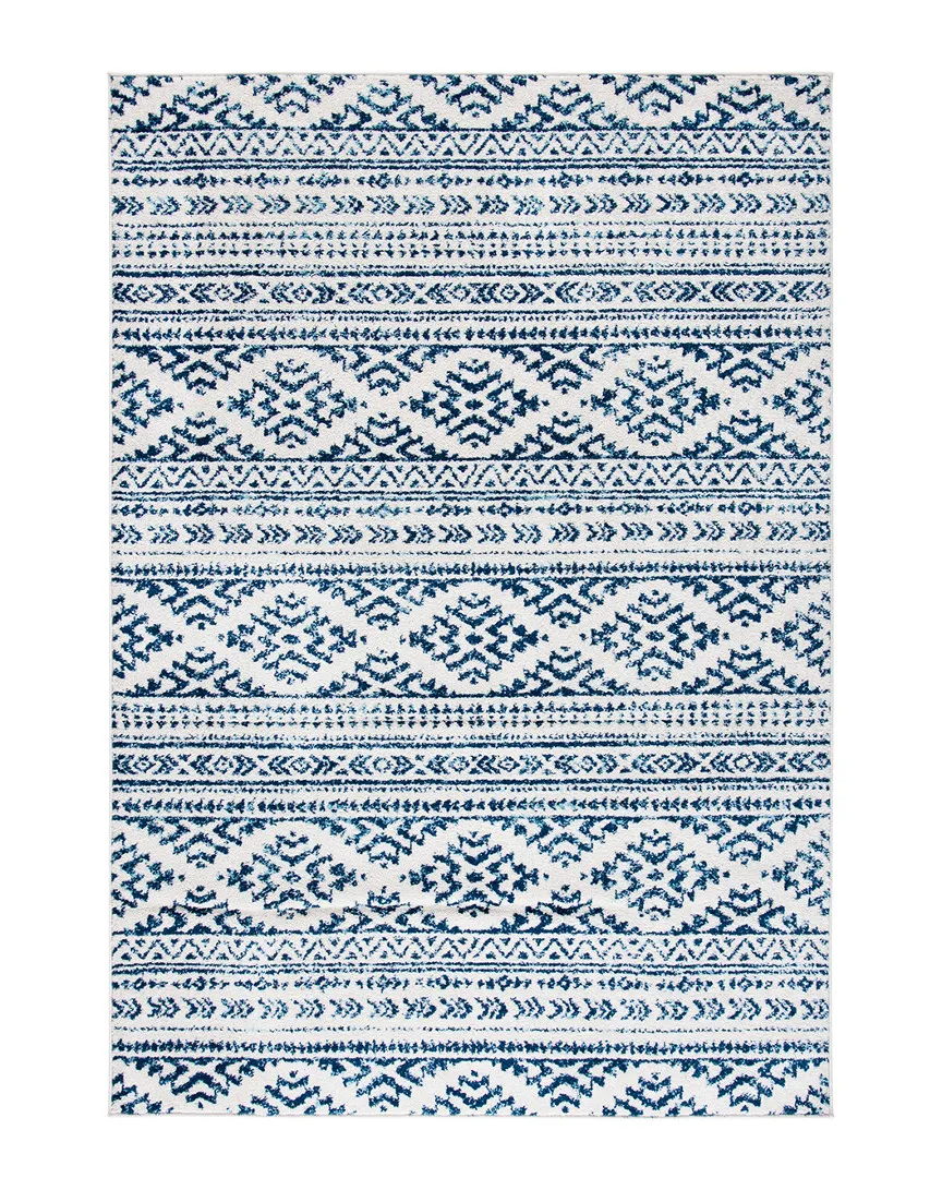 Tulum Rug - Ivory/Navy, Polypropylene