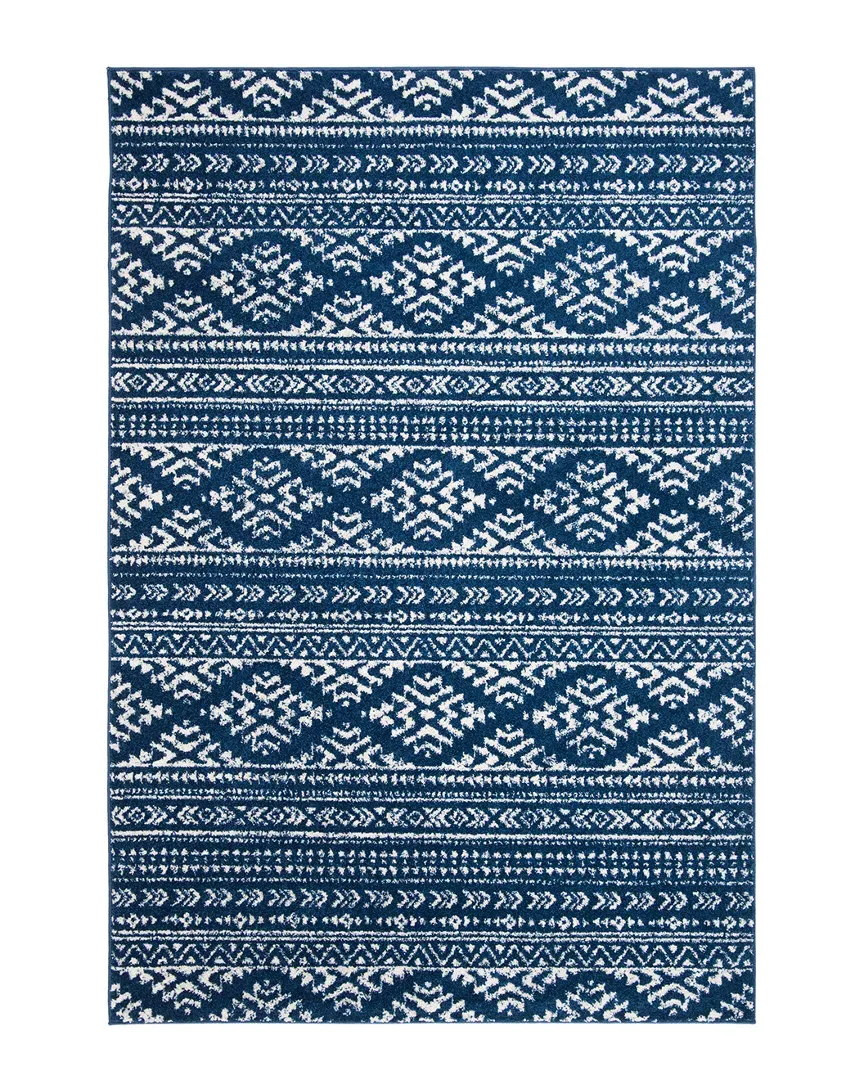 Tulum Rug - Navy/Ivory, Polypropylene