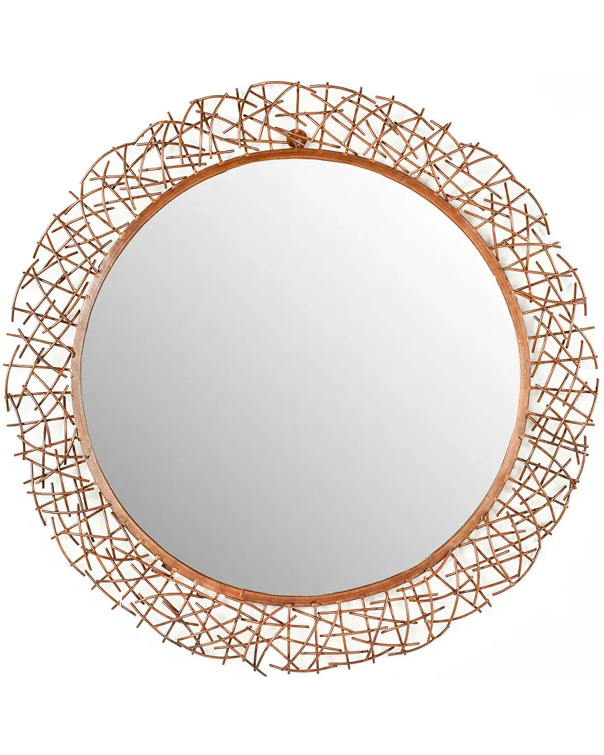 Twig Mirror - Red Brown, Metal image