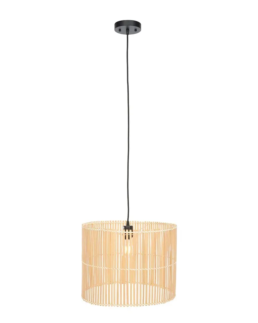 Valley Drum Pendant Light - Natural, Rattan