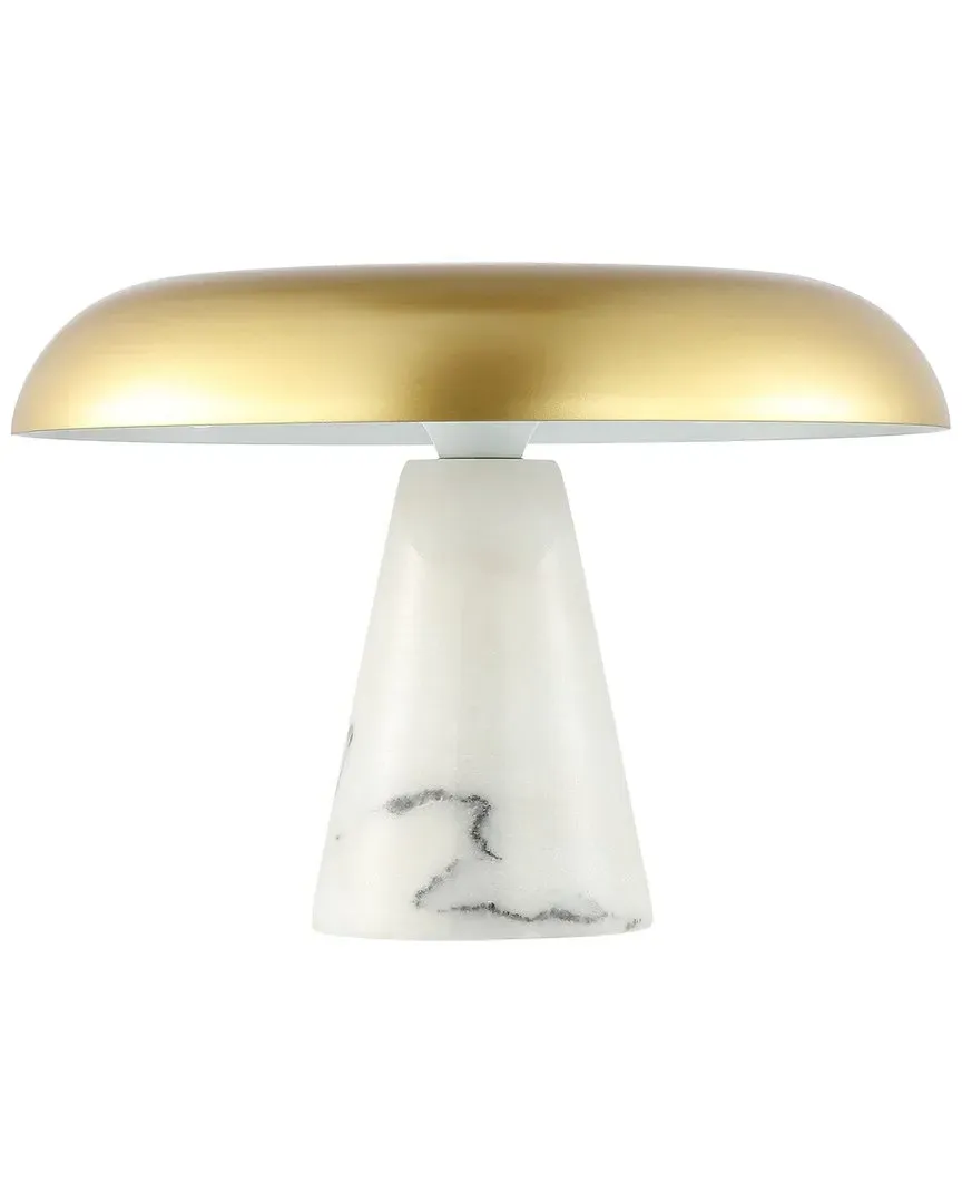 Vaughan 14in Table Lamp - Brass Gold, Marble image