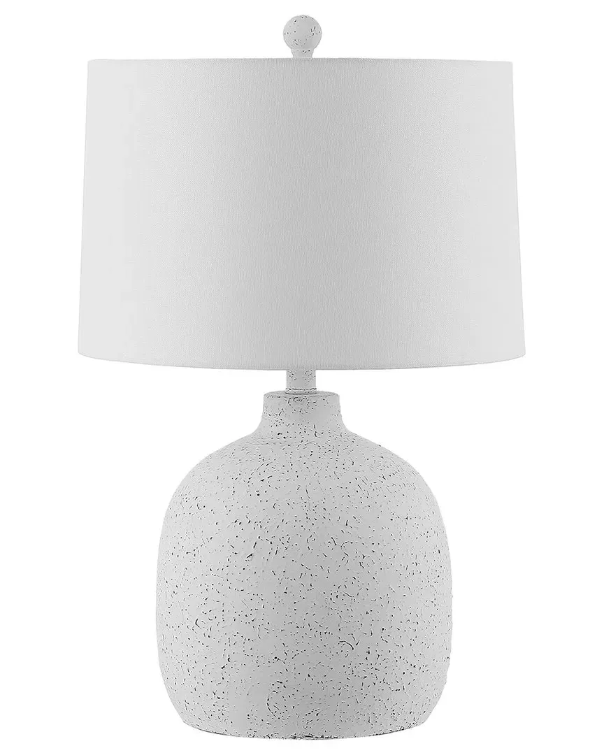 Veleri 24in Table Lamp - White Speckle, Poly-Resin image