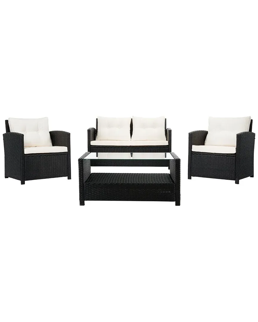 Vellor 4-Piece Outdoor Living Set - Beige, Steel image