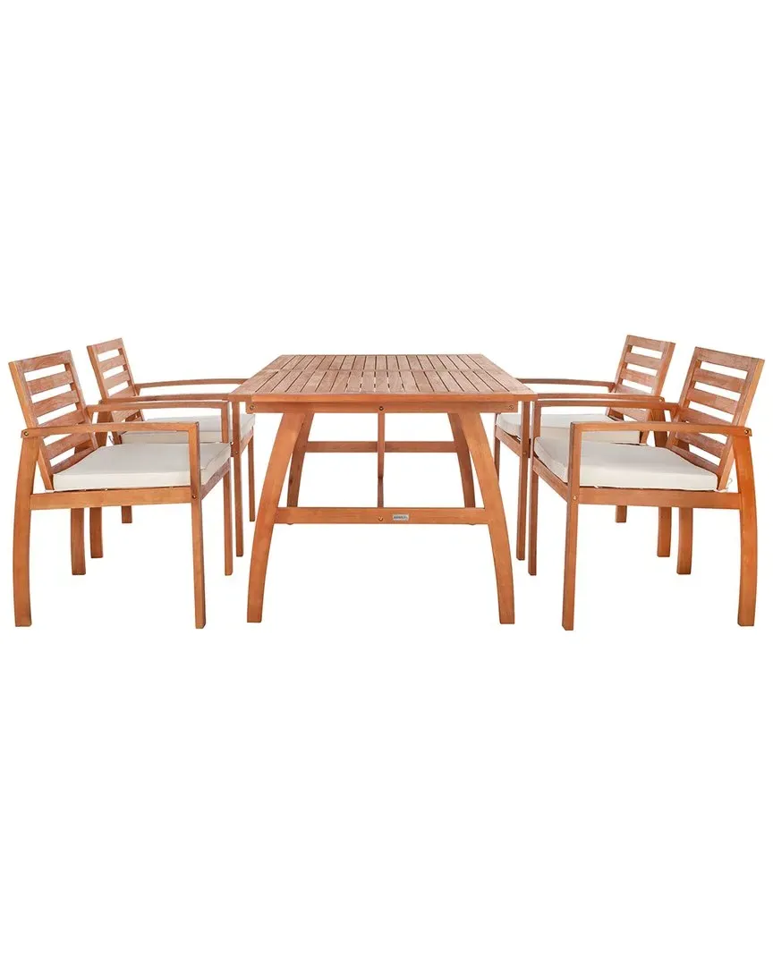 Venly Outdoor Dining Set - Natural, Eucalyptus