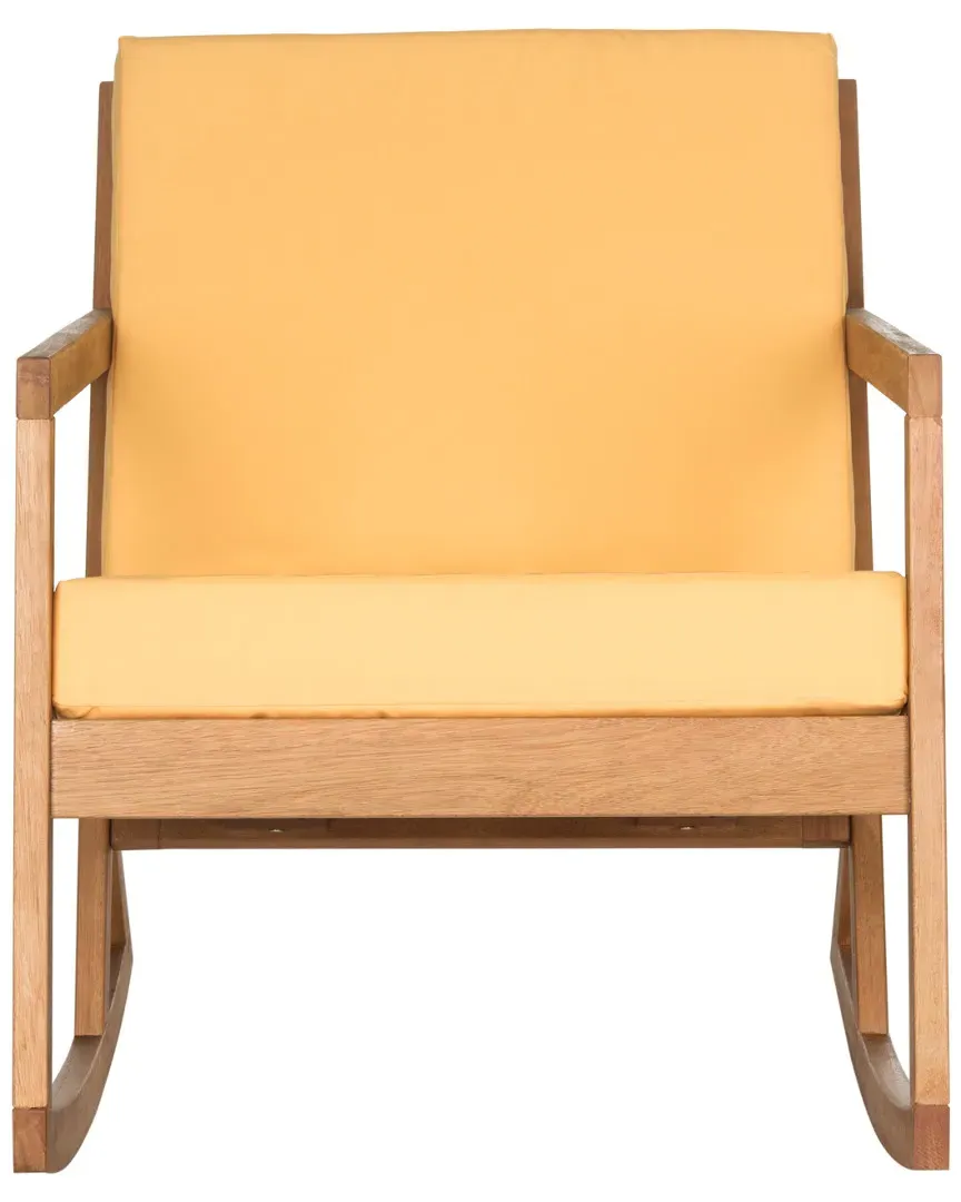 Vernon Outdoor Rocking Chair - Yellow, Eucalyptus