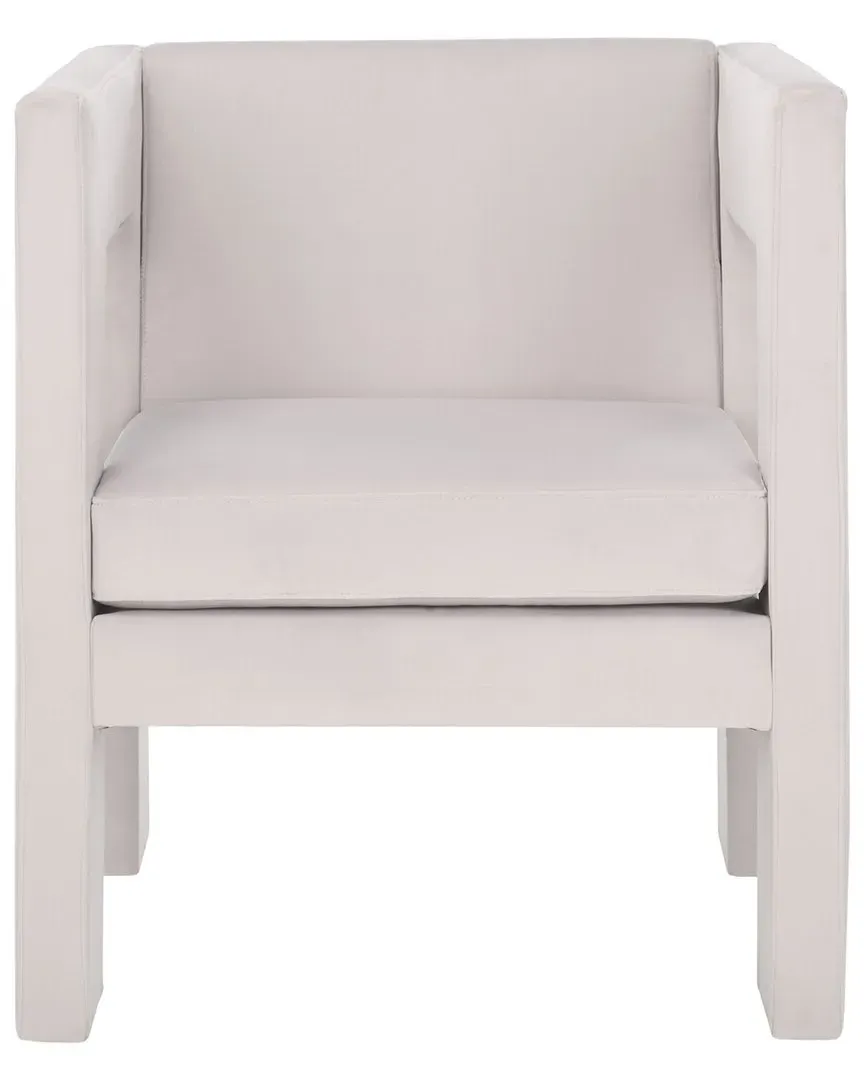 Vidar Accent Chair - Light Grey, Velvet image