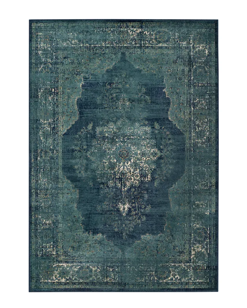 Vintage Rug - Navy, Viscose