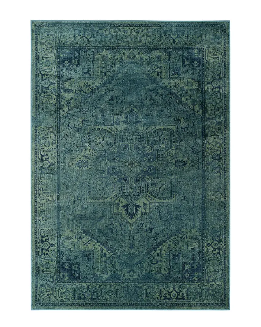Vintage Rug - Turquoise, Viscose