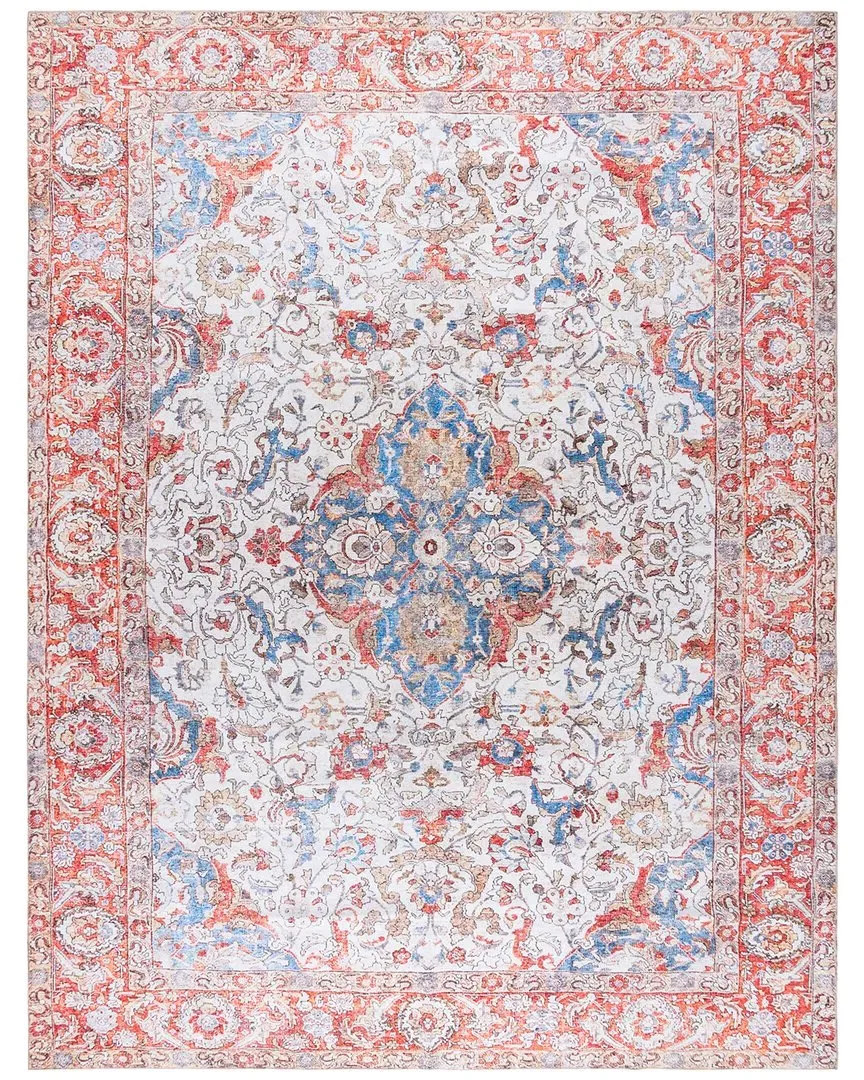 Vintage Serapi Rug - Red, Polyester Chenille