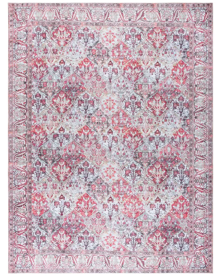 Vintage Serapi Rug - Red, Polyester Chenille