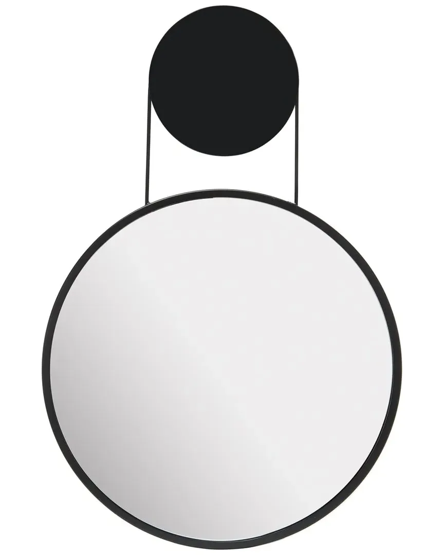 Wall Mirror - Black, Iron