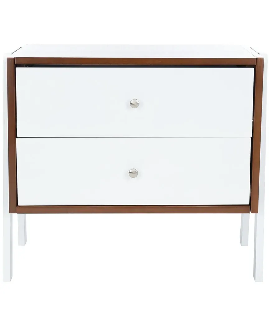 Winchester Night Stand - Walnut, White Veneer image