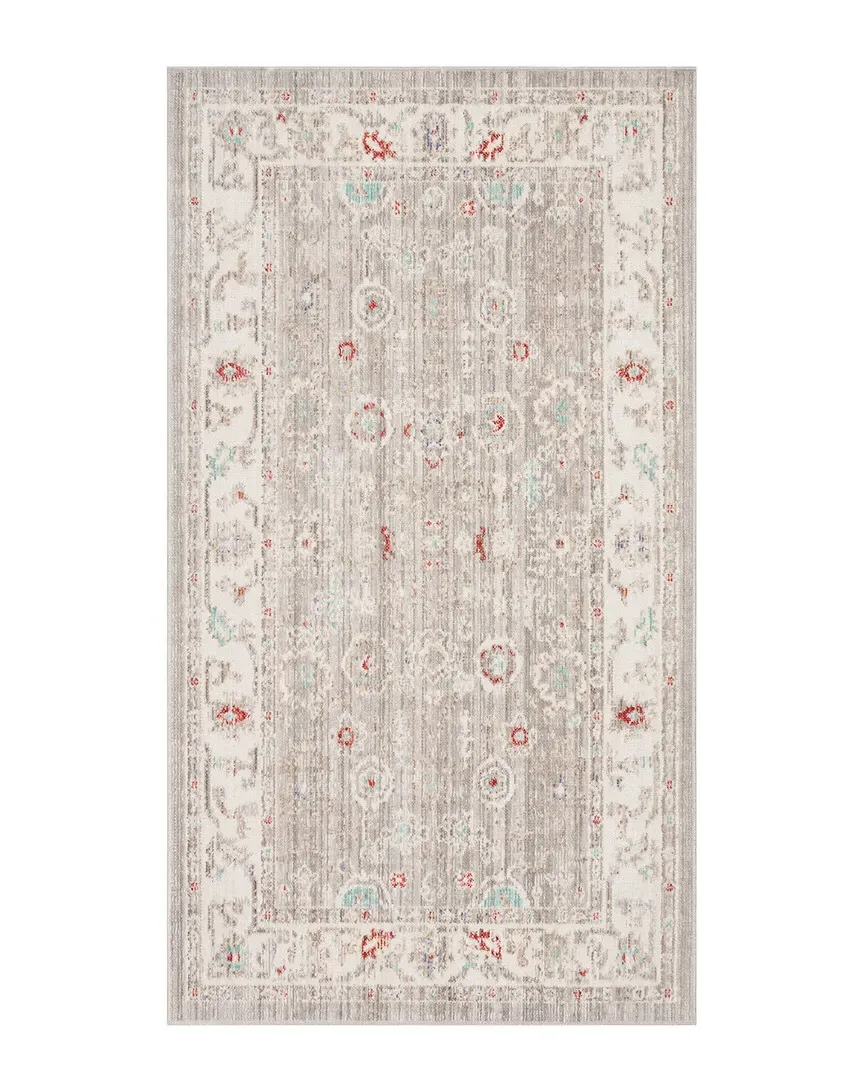 Windsor Cotton-Blend Rug - Light Grey, Cotton