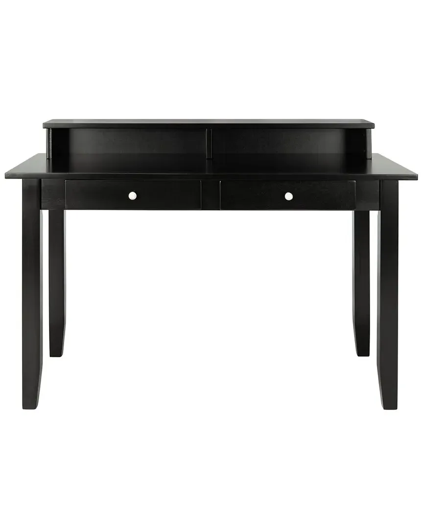 Winsome 2 Drawer Desk - Black, MDF image